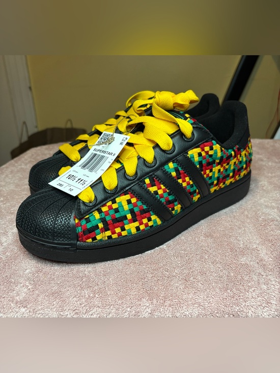 Other - Adidas Superstar II Bob Marley Jamaica Woven Black Red Green Gold IH9785 (10.5)
